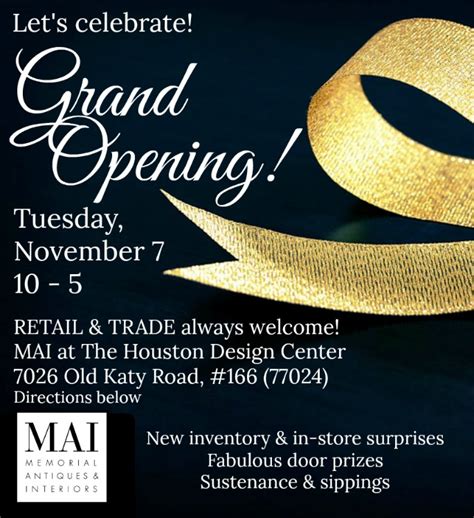 Mai Grand Opening Invitationzzz Brocante French Antiques