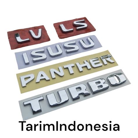 Jual Emblem Isuzu Panther Emblem Turbo Panther Panther Touring