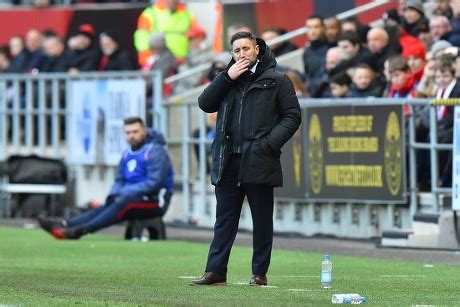 Bristol City Manager Lee Johnson During Editorial Stock Photo Stock