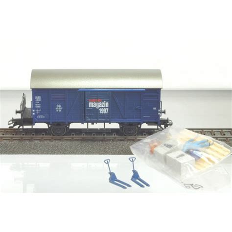 Märklin 48752 Magazin vogn 1997 Spor HO godsvogne Tims floorball