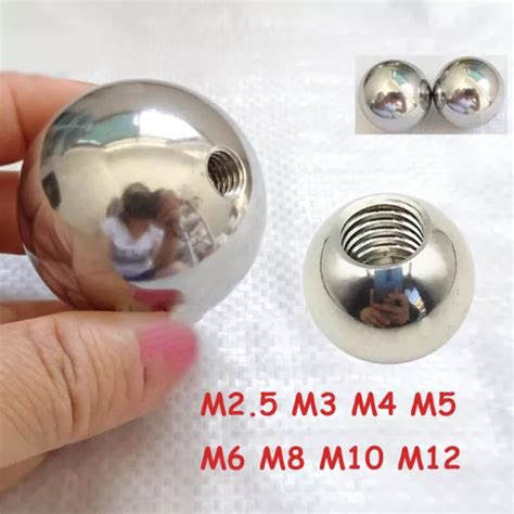 STAINLESS STEEL BALL Bearing Half Thread M2 5 M3 M4 M5 M6 M8 M10 M12