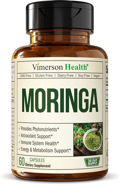 Amazon Moringa Capsules Moringa Powder Organic Capsules