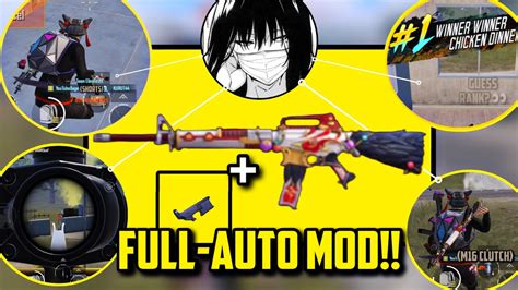 Using Full Auto Mod M A Against Squads In High Rank Pubg Mobile