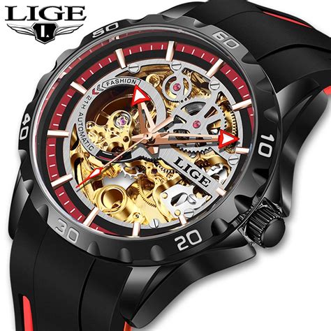 Lige Relojes Mec Nicos De Acero Inoxidable Para Hombre Cron Grafo Autom