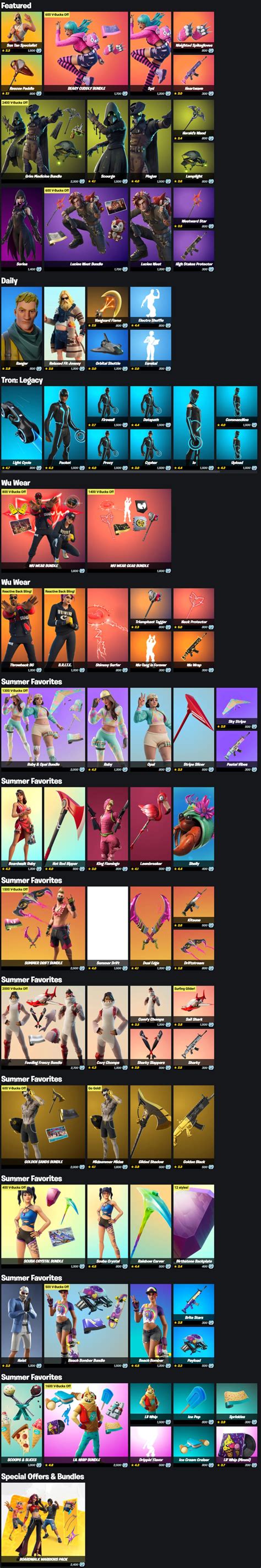 La Boutique Fortnite Du Mercredi Juillet