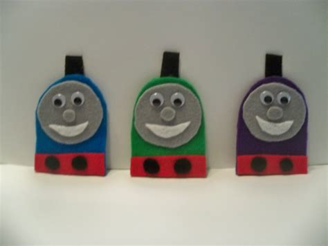 Felt Thomas The Train Finger Puppets Project From Thomas Friends