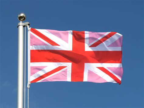 Union Jack Pink Flagge X Cm Flaggenplatz