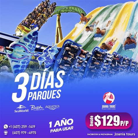 TICKET SEAWORLD ORLANDO 3 PARKS – Joania Tours