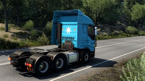 Skin Maersk Iveco Stralis By Rodonitcho Mods Ets Mods