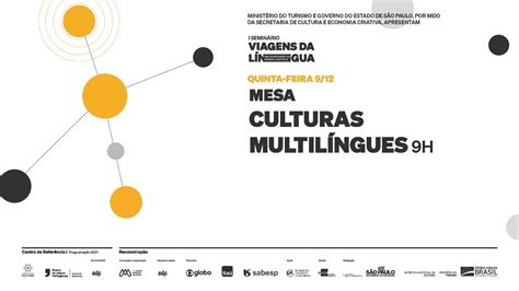 Seminário Viagens da Língua Mesa Culturas multilíngues YouTube