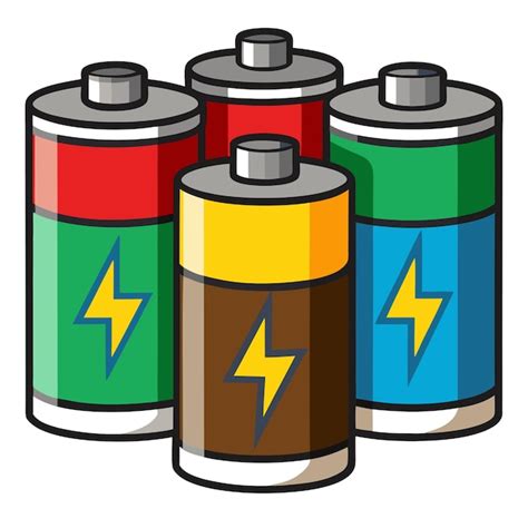 Batteries clipart vector art and illustration | Premium AI-generated vector