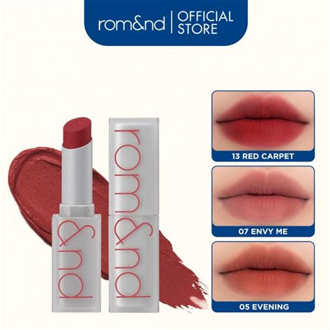 Son thỏi lì lên màu siêu xinh Hàn Quốc Romand Zero Matte Lipstick