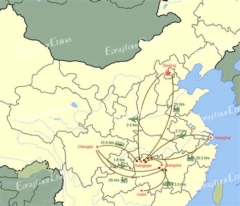 How To Get To Zhangjiajie Zhangjiajie Transportation Travel To Zhangjiajie By Flights Trains