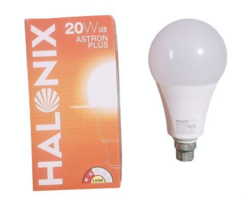 W Halonix Astron Plus Led Bulb K Cool White At Rs Box In