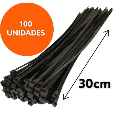 Abraçadeira De Nylon Enforca Gato 250mm X 3 6mm 100 Unidades