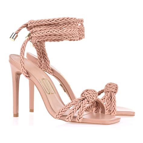 Uza Shoes Sand Lia Salto Alto Cord Nude Cole O Primavera Ver O