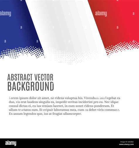 Vector Background With French Flag Stock Vector Image And Art Alamy