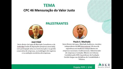 PEPC CPC 46 Mensuração do Valor Justo YouTube