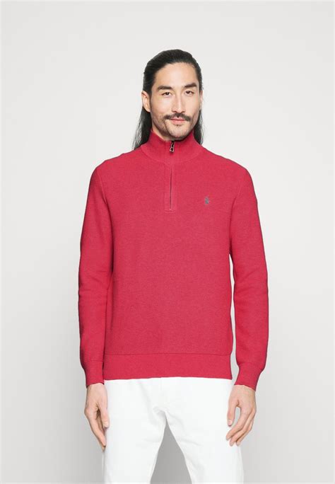 Polo Ralph Lauren Long Sleeve Striktrøjer Red Sky Heather Rød