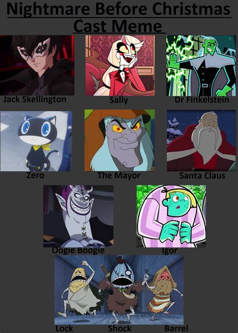 My Nightmare Before Christmas Cast (2) by JackSkellington416 on DeviantArt