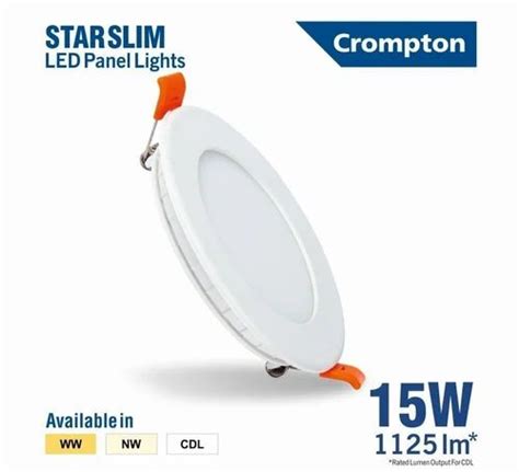 Crompton Star Slim Watt Led Recessed Panel Ceiling Light Cool