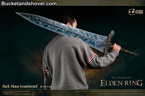 This Life-sized Elden Ring Dark Moon Greatsword Replica Scales with Money