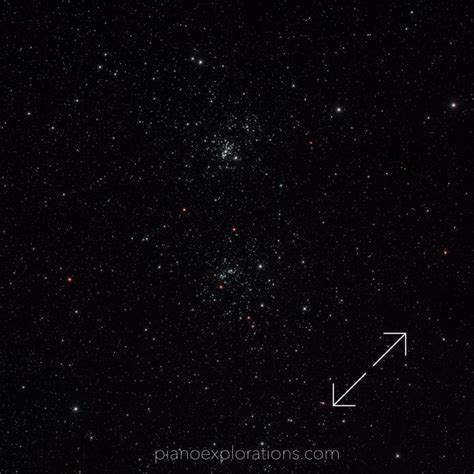 Podwójna gromada Perseusza NGC 869 i NGC 884 The Double Cluster in