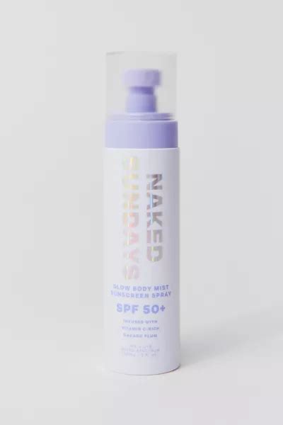 Naked Sundays Spf Glow Body Mist Sunscreen Spray Urban Outfitters