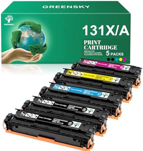 Amazon.com: 131A Toner Cartridge 4-Pack Replacement for HP 131A 131X | CF210A CF211A CF212A ...