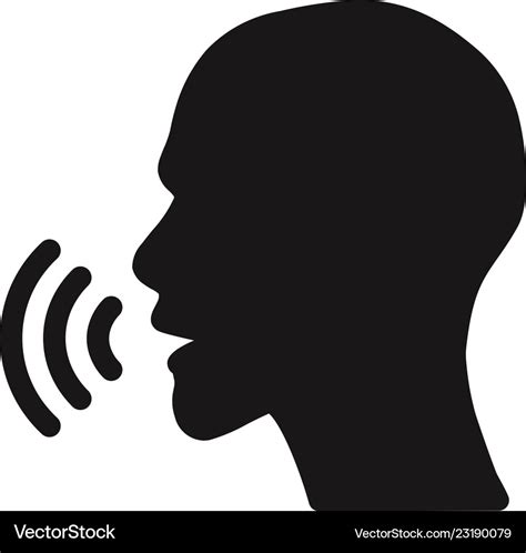 Voice recognition icon Royalty Free Vector Image