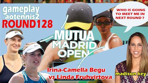 Irina Camella Begu Vs Linda Fruhvirtova Madrid Open