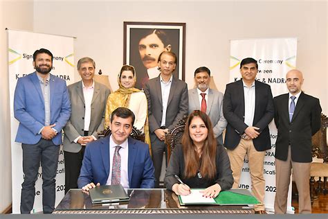 NADRA PR 24 0627 01NADRA And K Electric Collaborate To Empower