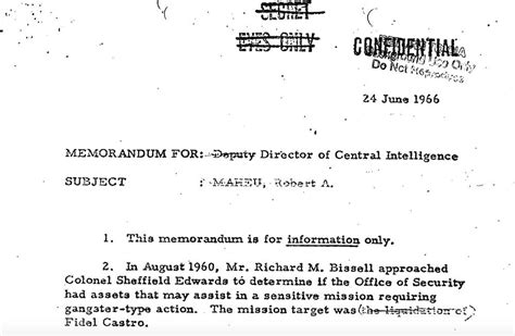 Cia Assassination Plot Targeted Cuba S Raul Castro National Security Archive