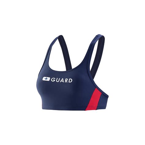 Women S Guard Sports Bikini Crop Top Blue
