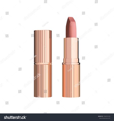 Mockup Realistic Sexy Nude Lipstick Decorative Stock Illustration Shutterstock