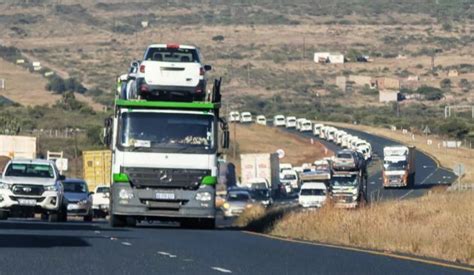 Traffic Alert Taxi Protest Causes Congestion On N1 North