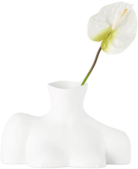 White Ceramic Breast Friend Vase By Anissa Kermiche On Sale Interior