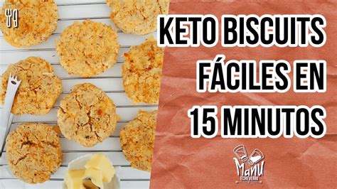 PANECITOS DE QUESO KETO FÁCILES Y RÁPIDOS KETO CHEDDAR BISCUITS