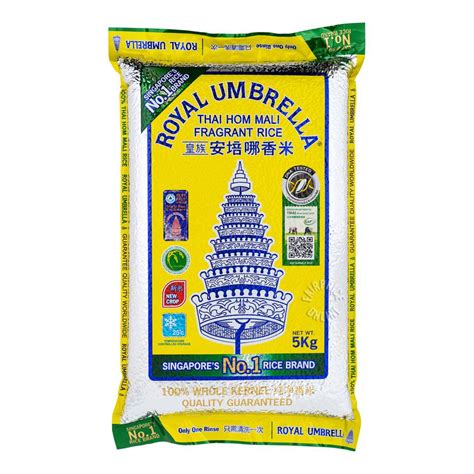 Royal Umbrella Thai Hom Mali Fragrant Rice New Crop Ntuc Fairprice