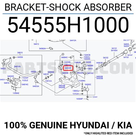 BRACKET-SHOCK ABSORBER 54555H1000 | Hyundai / KIA Parts | PartSouq