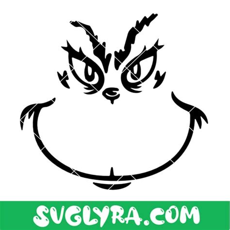 Grinch Face Svg, Grinch Ornament Svg, Grinch Smile Svg, Christmas Svg ...