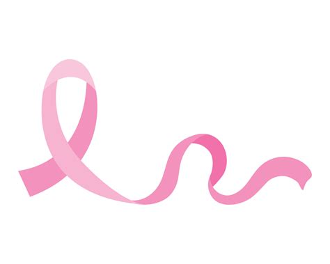 Pink Ribbon Of Breast Cancer Awareness Vector Design 18772265 Vector Art At Vecteezy