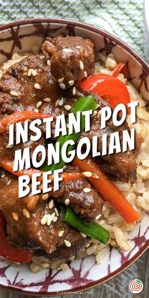 Instant Pot® Mongolian Beef Recipe Flavor Portal Recipe Beef