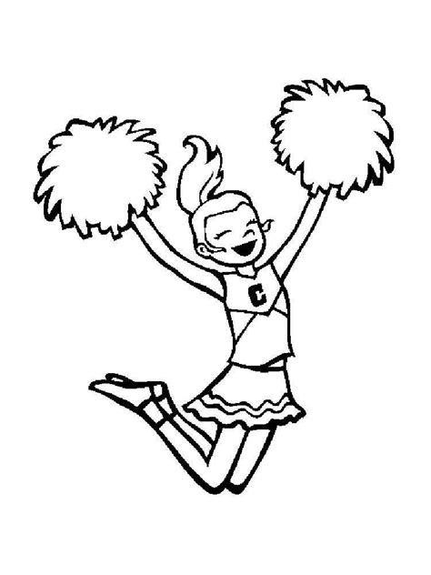 Cheer Sheets Printable Coloring Pages