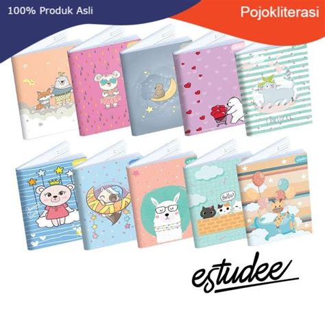 Jual BUKU TULIS ESTUDEE F B5 FANCY PASTEL ISI 10 GBTS Shopee Indonesia