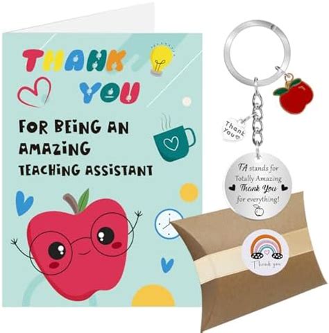 Teaching Assistant Gift Teaching Assistant Card Teaching Assistant