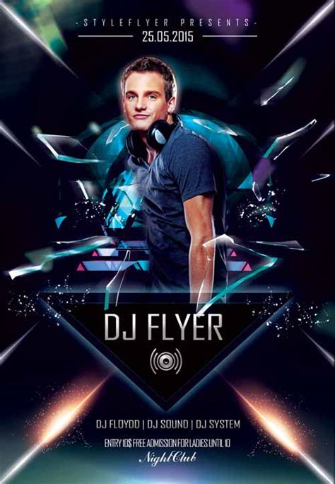 Download The Electro Dj Promotion Free Flyer Template