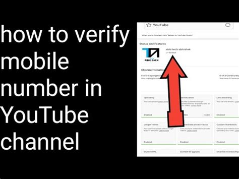 How To Verify Mobile Number In Youtube Channel