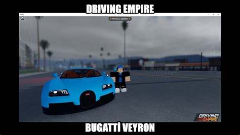 Bugatti Veyron Aslan Ile Roblox Driving Empire Youtube