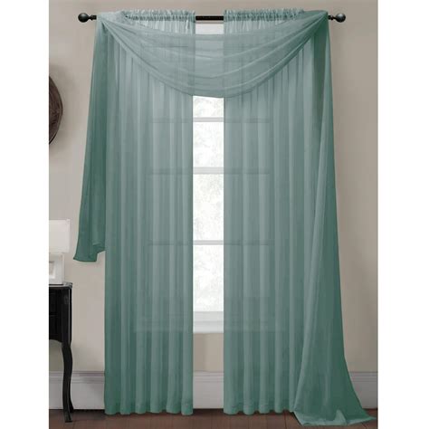 Window Elements Diamond Sheer Voile Extra Wide Rod Pocket Single